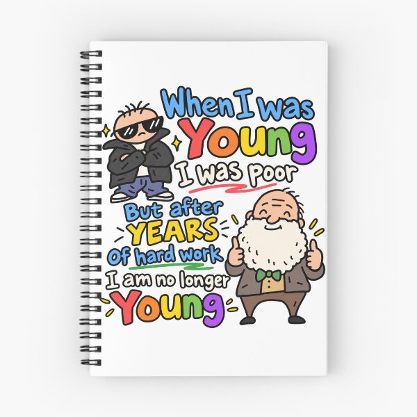 Item preview, When I Was Young Funny Aging Joke designed and sold by MonkiFlipp.