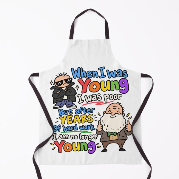 Item preview, When I Was Young Funny Aging Joke designed and sold by MonkiFlipp.