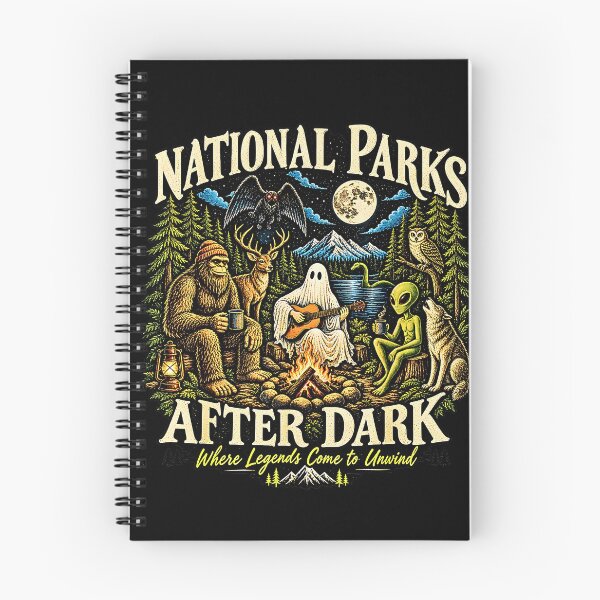 Item preview, National Parks After Dark Where Legends Come to Unwind  designed and sold by Byhergawaa.