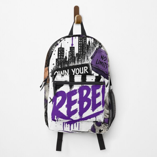 Item preview, City Rebel Girl – Purple Urban Streetwear designed and sold by Onviton.