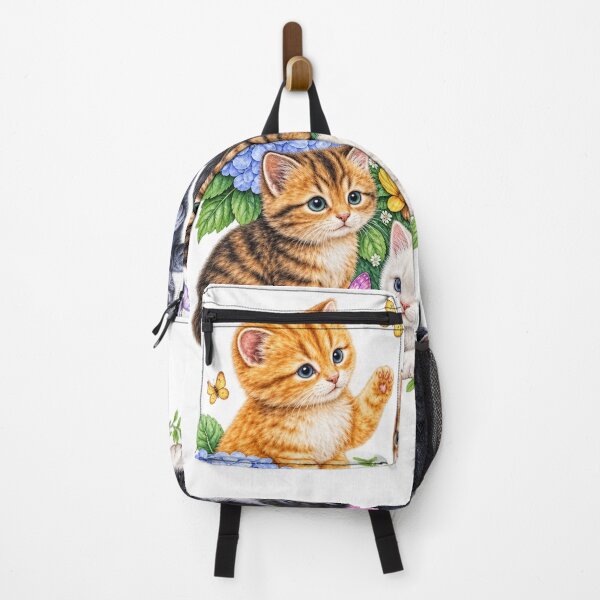 Item preview, Cute Kittens and Flowers designed and sold by DiasCreature.
