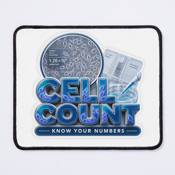 Item preview, Cell Count Know Your Numbers designed and sold by pradeepvisuals.