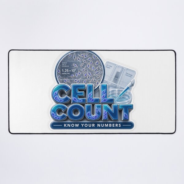 Item preview, Cell Count Know Your Numbers designed and sold by pradeepvisuals.