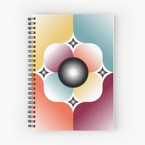Item preview, Retro Resonance – Abstract Retro Organic Mandala & Stippled Pastel Geometry designed and sold by BrokenBill.