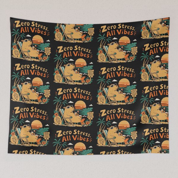 Item preview, Summer Capybara  for capybara lovers all vibes designed and sold by Popstudio85.