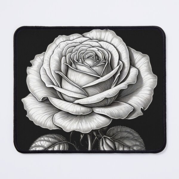 Item preview, Classic Botanical Rose Illustration with Bloom and Bud. designed and sold by MissYouONLY.