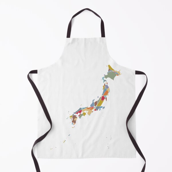 Item preview, Muted Multicolour Japan Map - Colourful Prefectures Line Art designed and sold by iampaulmorris.