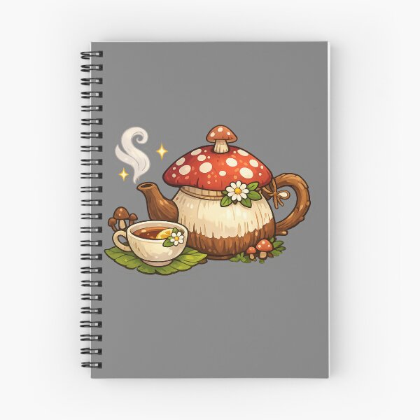 Item preview, Mushroom Cottagecore Tea Set designed and sold by Embervale2320.