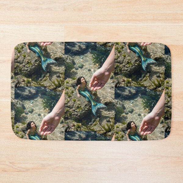 Item preview, Magical Mermaid by the Tide Pool – Fantasy Ocean Adventure Art designed and sold by Bhaskar Digital Art.