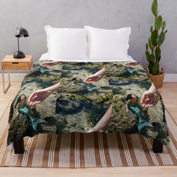 Item preview, Magical Mermaid by the Tide Pool – Fantasy Ocean Adventure Art designed and sold by Bhaskar Digital Art.