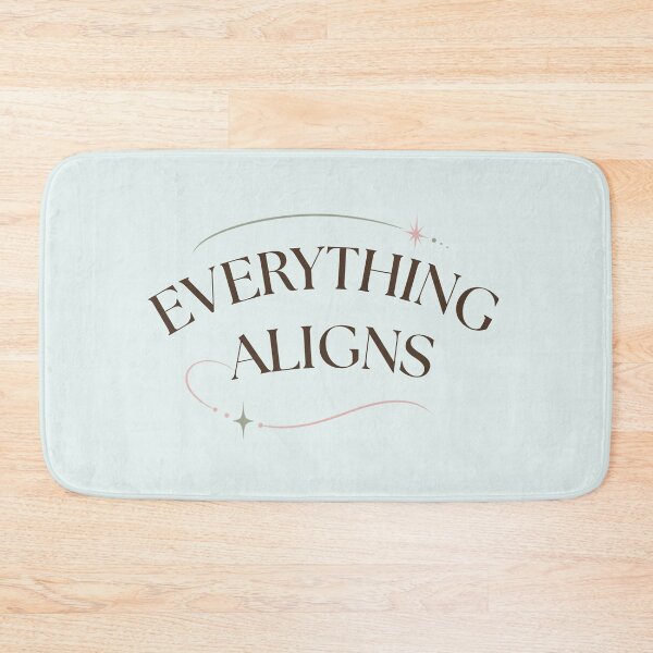 Item preview, Everything Aligns Manifestation Spiritual Quote designed and sold by CosmicQuietStudio.