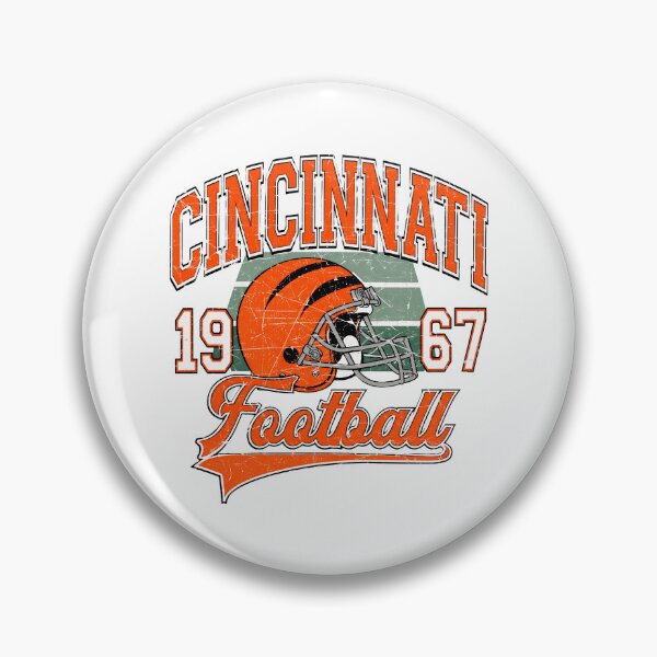 Item preview, Retro Football Helmet Cincinnati Vintage Style Tee designed and sold by LoiaJaycon.