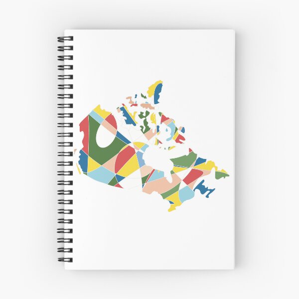 Item preview, Multicolour Shard Canada Map - Colourful Provinces Line Art designed and sold by iampaulmorris.