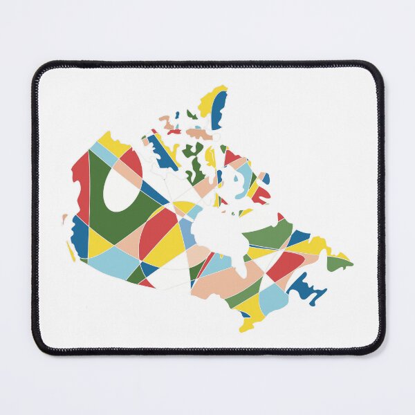 Item preview, Multicolour Shard Canada Map - Colourful Provinces Line Art designed and sold by iampaulmorris.