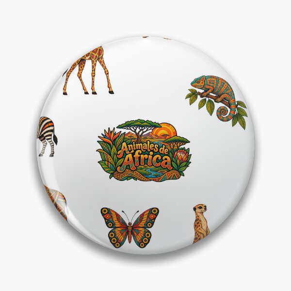 Item preview, African Animals – Colorful Art Sticker Sheet designed and sold by sabantha.