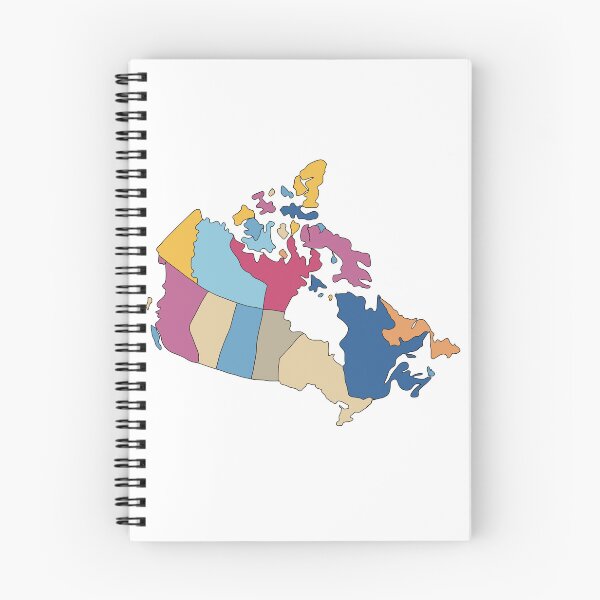 Item preview, Multicolour Provinces Canada Map - Colourful Provinces Line Art designed and sold by iampaulmorris.