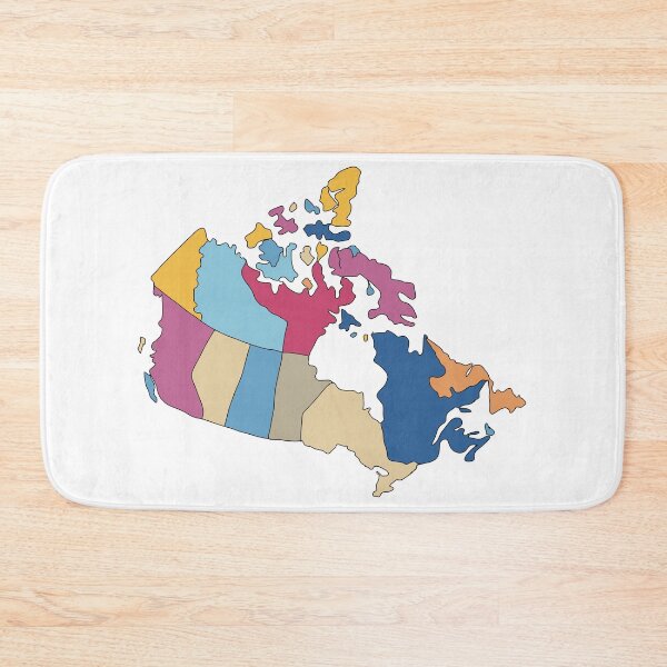 Item preview, Multicolour Provinces Canada Map - Colourful Provinces Line Art designed and sold by iampaulmorris.