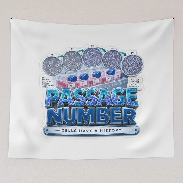 Item preview, Passage Number Cells Have A History designed and sold by pradeepvisuals.
