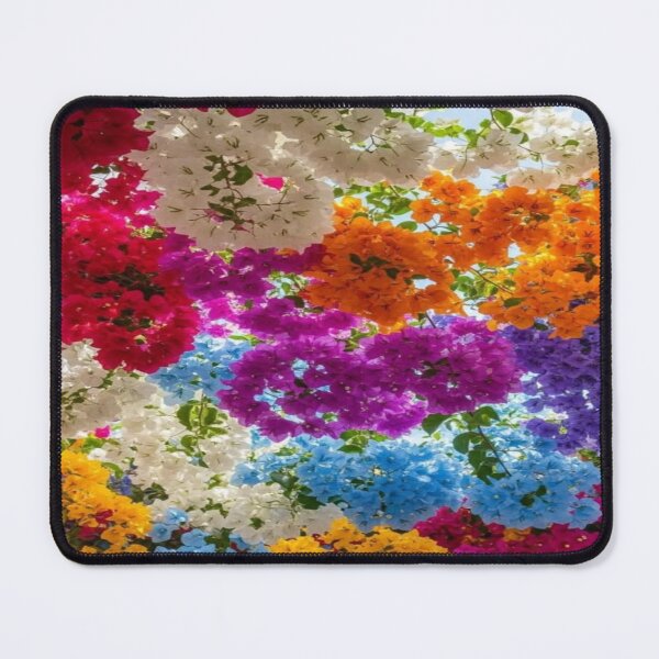 Item preview, Rainbow Bougainvillea Flowers Canopy View Artwork Art designed and sold by NivyasArtistry.