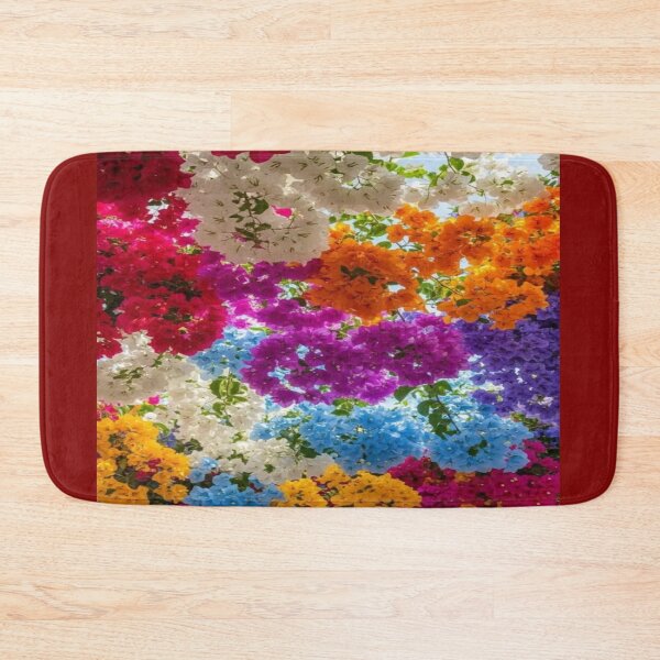 Item preview, Rainbow Bougainvillea Flowers Canopy View Artwork Art designed and sold by NivyasArtistry.