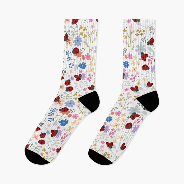Item preview, Cute Ladybugs Whimsical Floral Girl designed and sold by idovedesign.