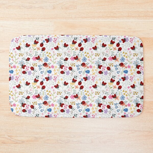 Item preview, Cute Ladybugs Whimsical Floral Girl designed and sold by idovedesign.