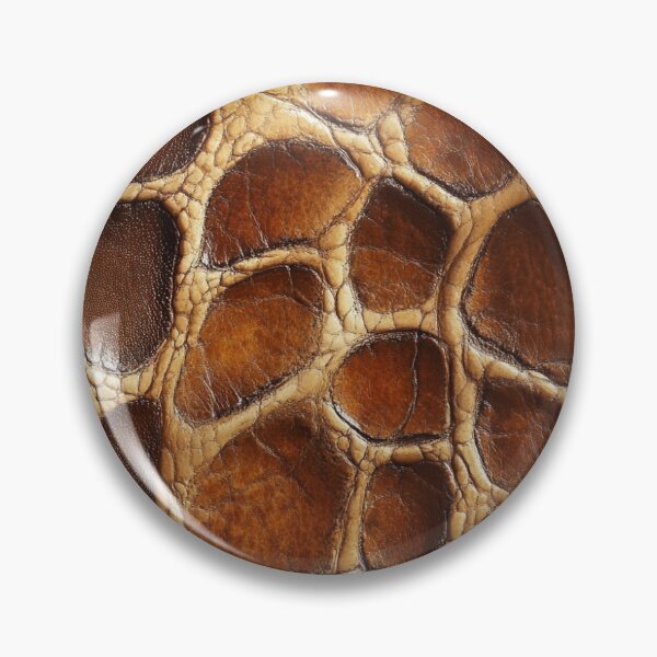Item preview, Brown Crocodile Leather Texture Pattern designed and sold by ArtistUpsale.