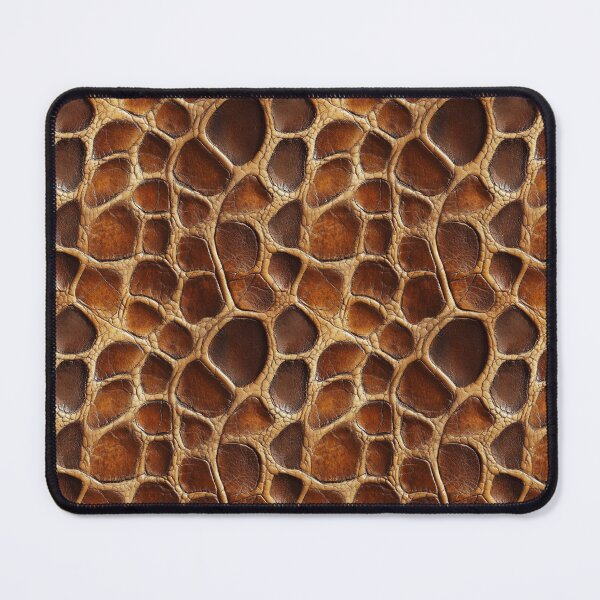 Item preview, Brown Crocodile Leather Texture Pattern designed and sold by ArtistUpsale.