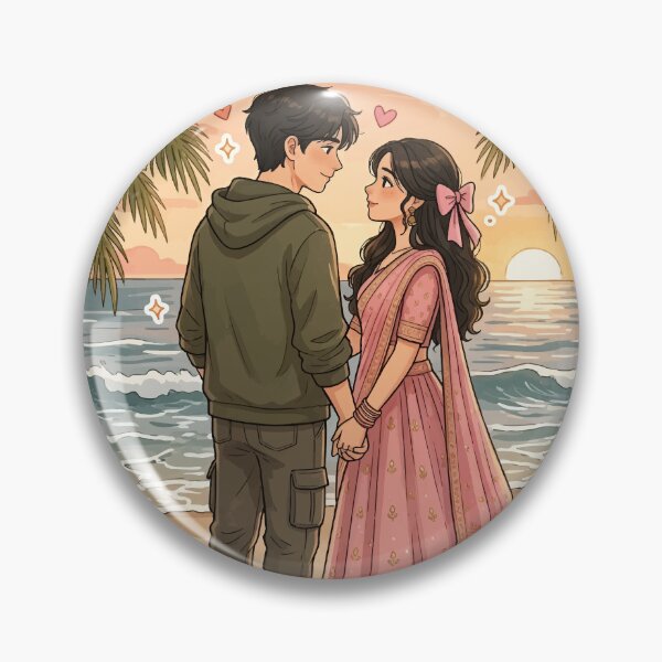 Item preview, Romantic Couple Beach Sunset designed and sold by Charul2dartist.