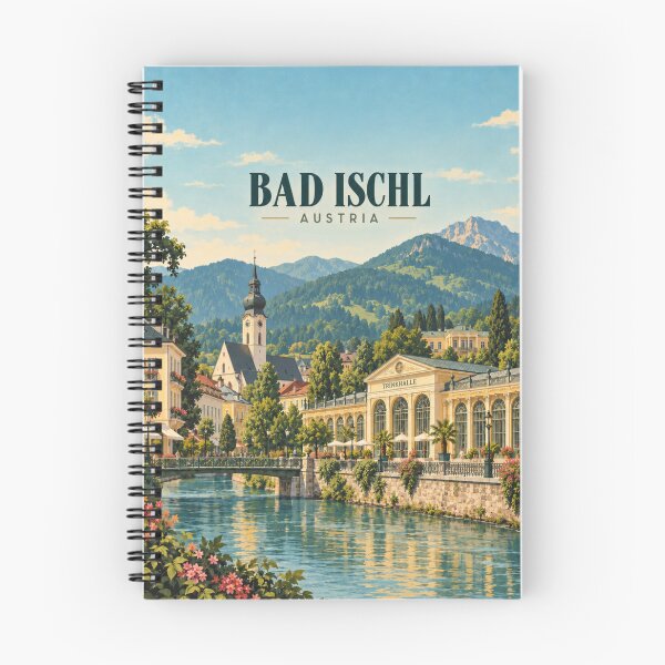 Item preview, Bad Ischl Vintage Spa City Art designed and sold by MichaeIRellov.