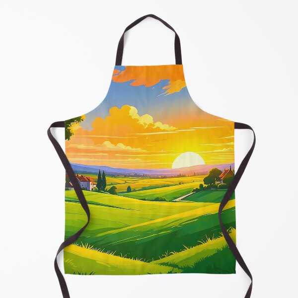 Artikelvorschau, Malerischer Sonnenuntergang über Grünen Hügeln entworfen und verkauft von peterhlorenz.
