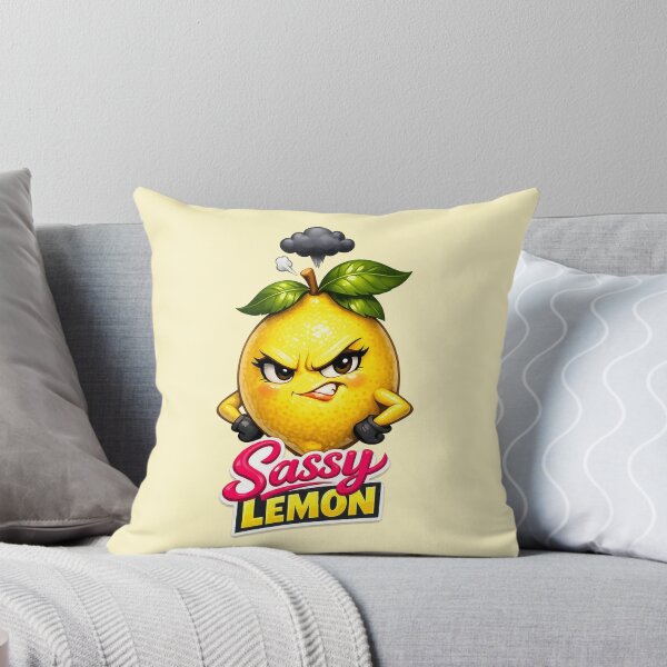 Item preview, Sassy Lemon – Bold Attitude Lemon Cartoon  designed and sold by Sommium .