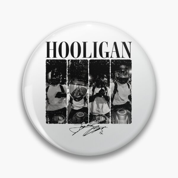 Item preview, HOOLIGAN Motorcycle Helmet Crew Streetwear designed and sold by SoldanSuni.