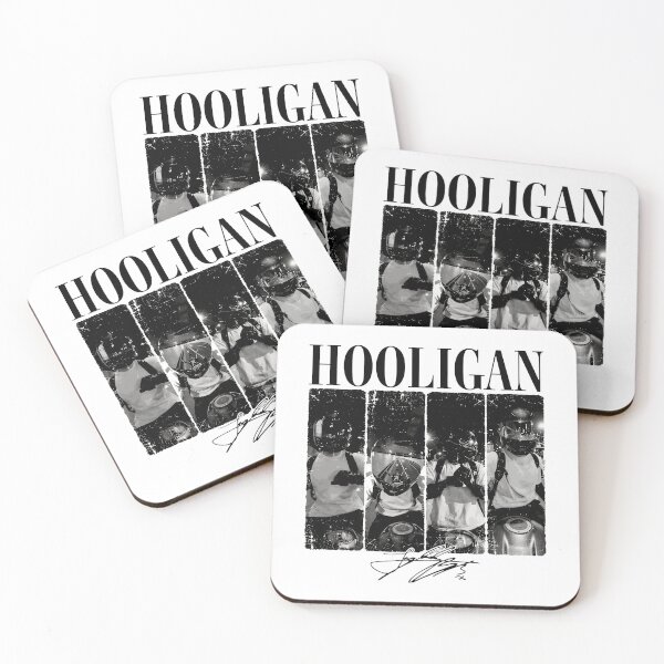 Item preview, HOOLIGAN Motorcycle Helmet Crew Streetwear designed and sold by SoldanSuni.