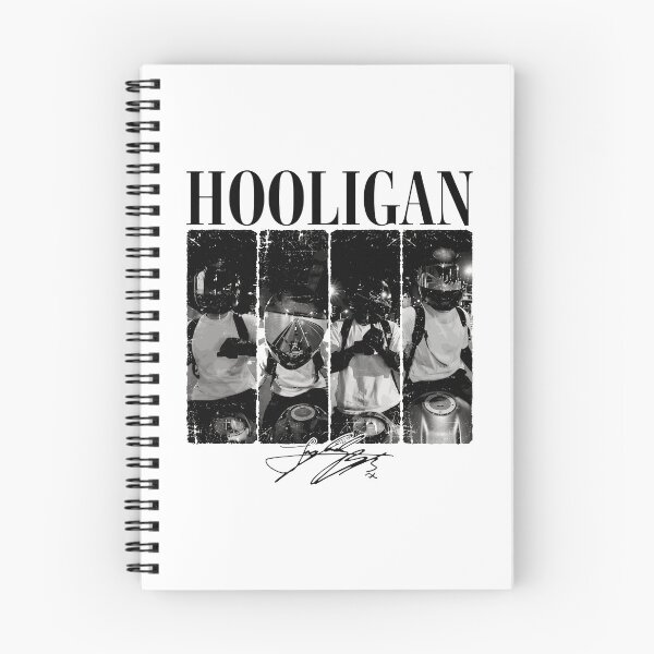 Item preview, HOOLIGAN Motorcycle Helmet Crew Streetwear designed and sold by SoldanSuni.