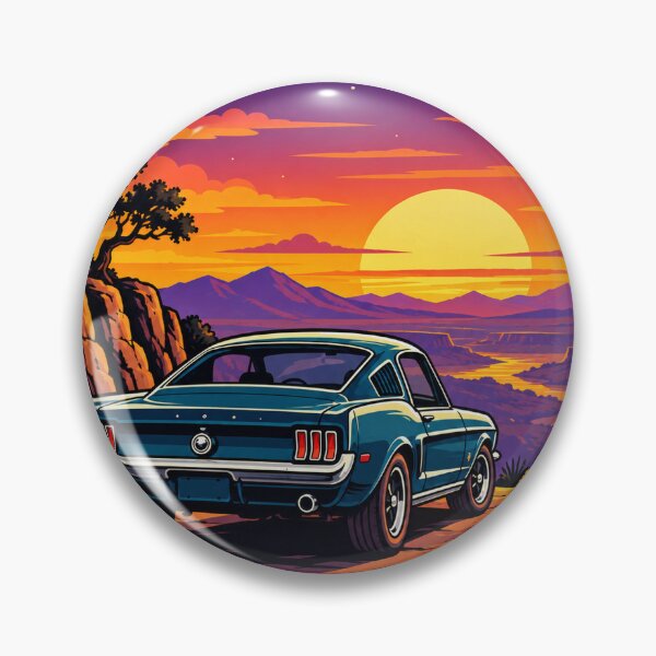 Item preview, Vintage Retro Sunset Classic Car Nostalgic Design designed and sold by A Light Worker.
