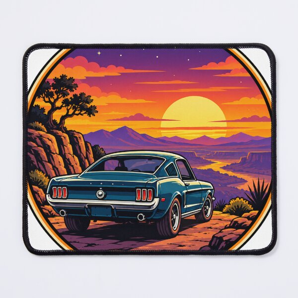 Item preview, Vintage Retro Sunset Classic Car Nostalgic Design designed and sold by A Light Worker.