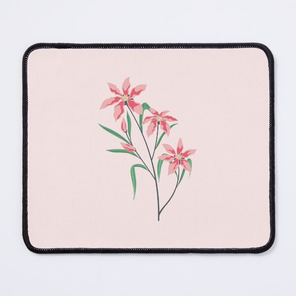 Item preview, Soft Pink Star Flowers on Graceful Green Stems designed and sold by connorfriesen.