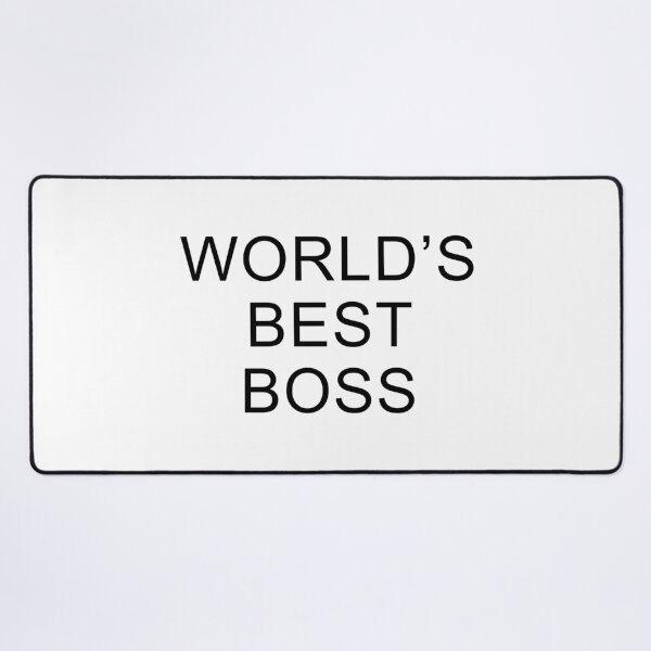 Item preview, World's Best Boss - The Office designed and sold by GeeklyShirts.
