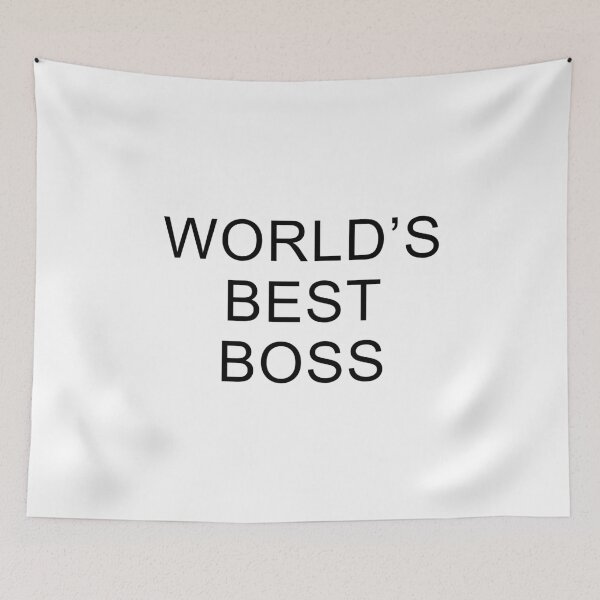 Item preview, World's Best Boss - The Office designed and sold by GeeklyShirts.