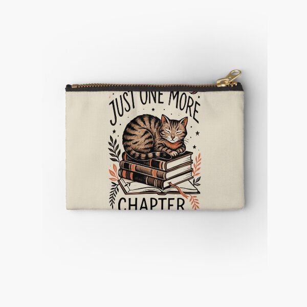 Item preview, Just One More Chapter Cozy Cat Book Lover Linocut Art designed and sold by Design_Your_Day.