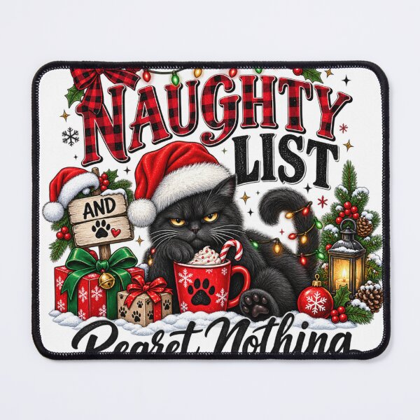 Item preview, on the naughty list and regret nothing designed and sold by Uniquememorable.