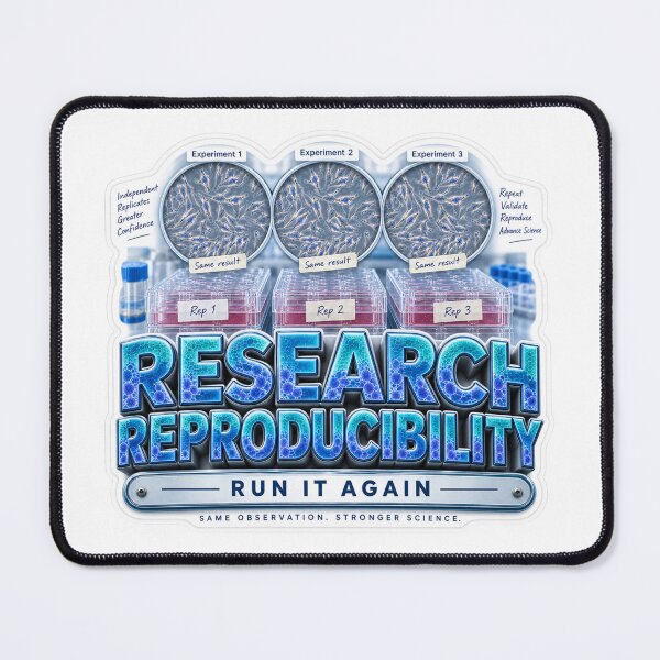 Item preview, Research Reproducibility Run It Again designed and sold by pradeepvisuals.