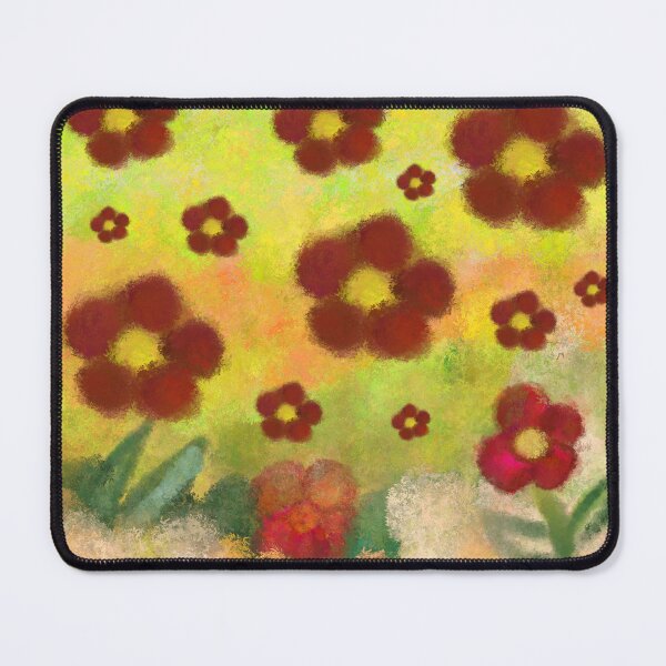 Item preview, Cute Vintage Red Floral Garden Pattern⁠ designed and sold by IO Soul Spaces.