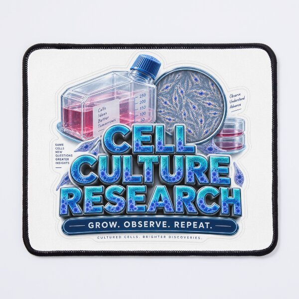 Item preview, Cell Culture Research Grow Observe Repeat designed and sold by pradeepvisuals.