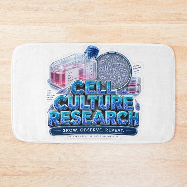 Item preview, Cell Culture Research Grow Observe Repeat designed and sold by pradeepvisuals.