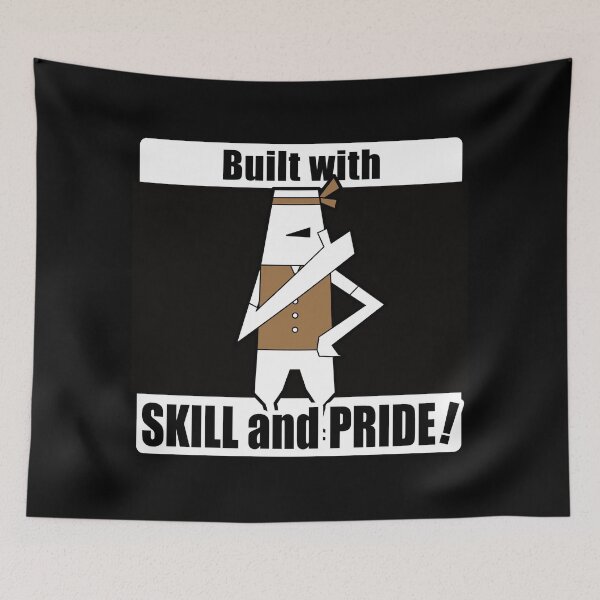 Item preview, Japanese Carpenter Silhouette — Traditional Craftsman Art(WHITE) designed and sold by R-T-Gracie.