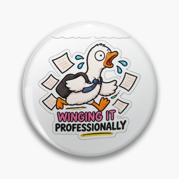 Item preview, Winging It Professionally Goose designed and sold by Bend-The-Trendd.