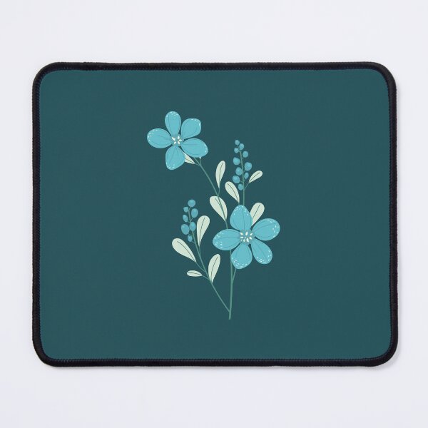 Item preview, Delicate Blue Flowers with Soft Botanical Foliage designed and sold by connorfriesen.