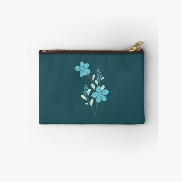 Item preview, Delicate Blue Flowers with Soft Botanical Foliage designed and sold by connorfriesen.